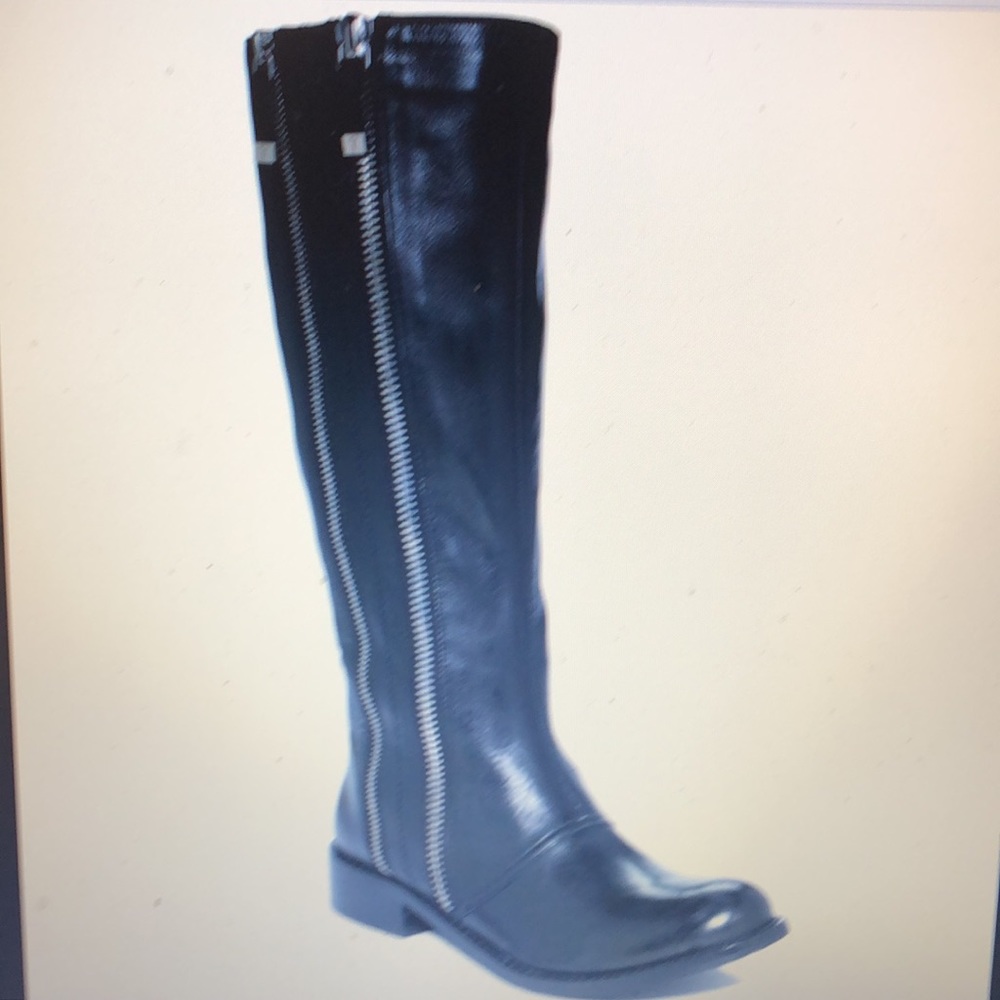 Tahari Andy Leather Riding Boot